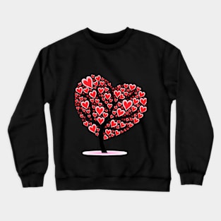 Harmony of Hearts: A Melody of Love Crewneck Sweatshirt